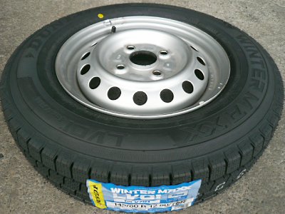 145/80R12 80/78N 軽トラスタッドレスタイヤホイールセットが激安！