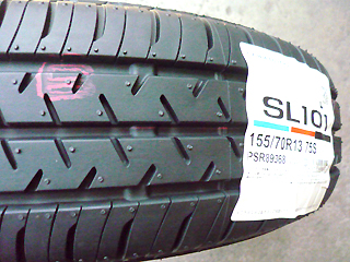 激安新品タイヤ155/70R13 75S セイバーリングSL101